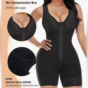 Black Women's Shapewear Bodysuit